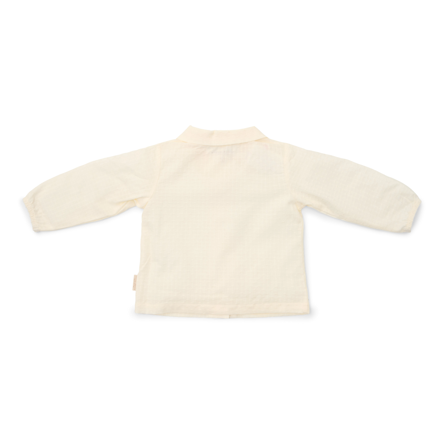 Langärmlige Bluse Mädchen Creme